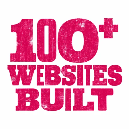 100+ websites built